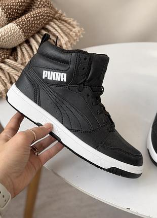 Черевики puma високі чорні (розпаровка: 36 р/23 см та 37 р/23,5 см)