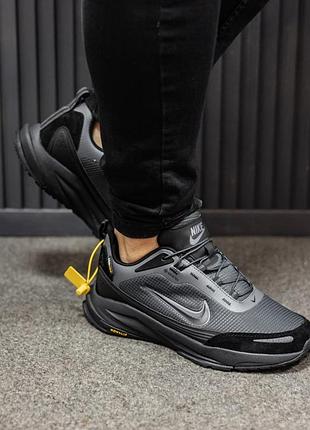 Кросівки nike zegama trail gore-tex сірі з чорним