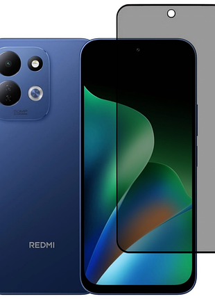 Защитное стекло fiji privacy для xiaomi redmi 17 антишпион anti-peeping полная проклейка черный
