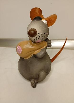 Статуэтка керамическая "мышь кардий" статуэтка керамическая