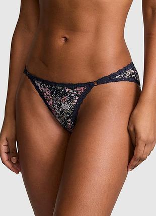 Трусики жіночі pink від victoria’s secret, колір синій😍 270828