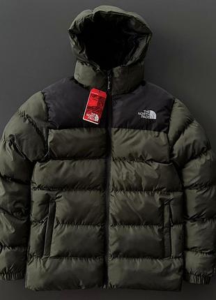 Зимова куртка хакі the north face s-xxl брендова