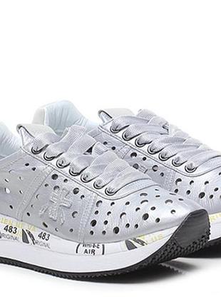 Кросівки жіночі premiata conny 4730 сріблясті 40 розмір