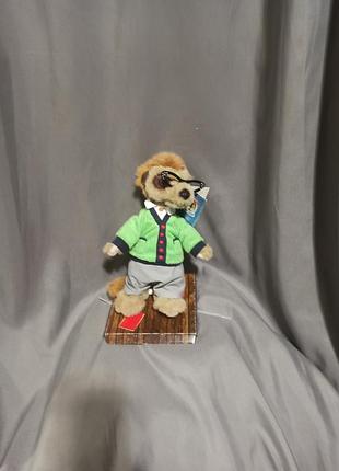 Коллекционная мягкая игрушка сурикат maiya meerkovo. новая