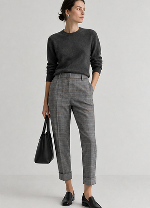 Женские брюки брюки брюки в клетку zara