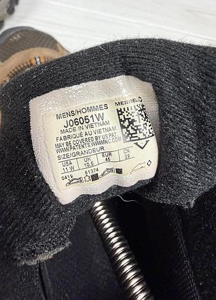 Трекинговые ботинки merrell moab 2 mid waterproof 45/29 см 7