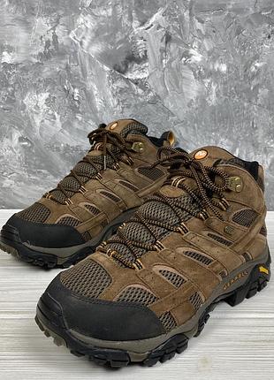 Трекинговые ботинки merrell moab 2 mid waterproof 45/29 см 2