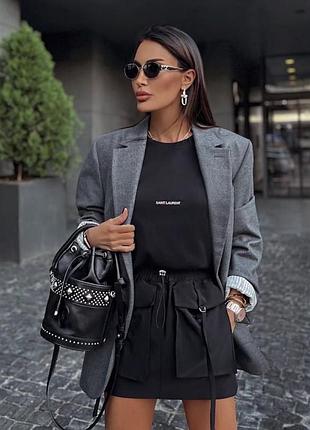 Стильная юбка с карманами zara
