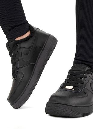 Air force low black winter ❄️ хутро
