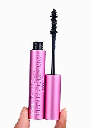 Туш для вій too faced naturally better than sex mascara