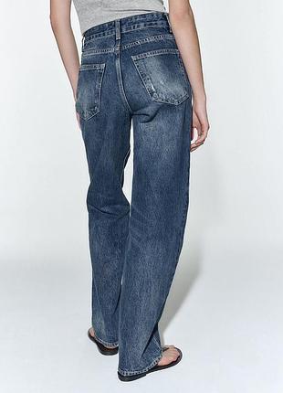 Джинси прямого крою zara 6