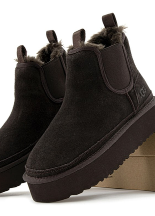 Neumel platform chelsea dark chocolate
❄️ хутро