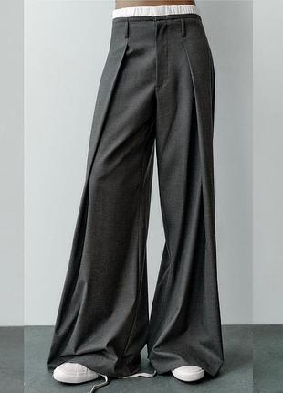 Стильные брюки палаццо zara