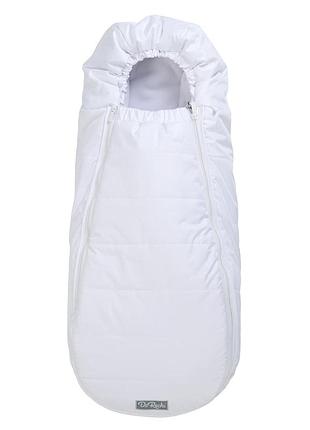 Конверт-кокон для новонароджених на флісі доречi baby xs white