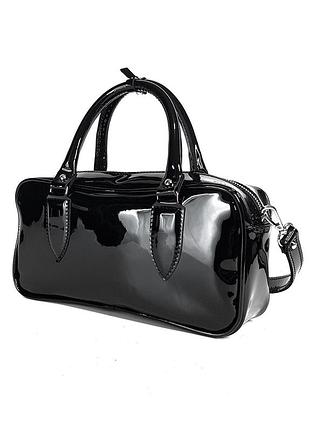Сумка cross body шкіра чорний 8395-11