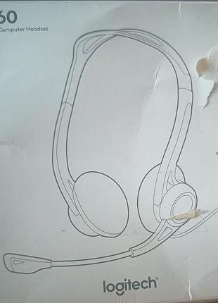 Навушники logitech pc headset 960 usb з мікрофоном
