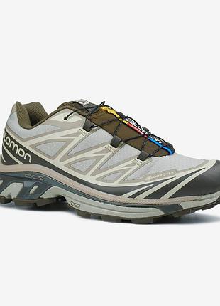 Salomon xt-6 vintage khaki gore-tex 5