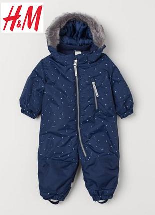 H&m дитячий зимовий комбінезон h&m 9-12міс