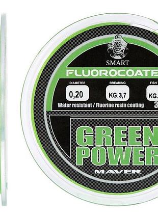 Волосінь smart green power fluorine 300m 0.28mm 7.4kg