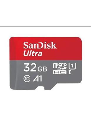 Карта пам'яті sandisk ultra microsdhc 32gb class 10 a1