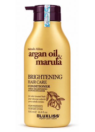 Кондиционер для блеска luxliss brightening hair care conditioner 500 мл