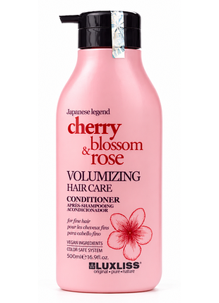 Кондиціонер для об'єму luxliss volumizing hair care conditioner 500 мл