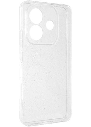 Чохол з термопластичного поліуретану (tpu) nova блестки / стрази для xiaomi redmi note 17 clear
