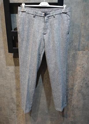 Чоловічі твідові брюки штани plectrum ben sherman l-xl вовна