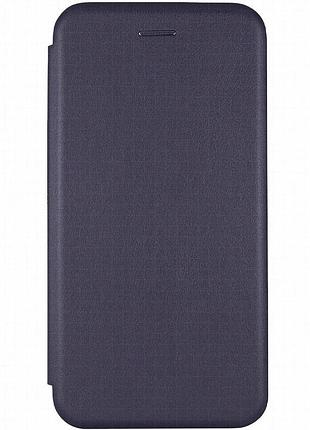 Шкіряний чохол-книжка classy для xiaomi redmi 9c / 10a темно-синій
