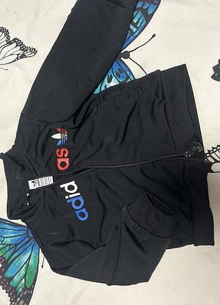 Дитяча спортивна кофта adidas чорна