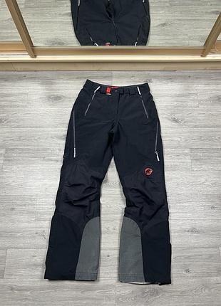 Трекинговые штаны софтшелл mammut trea pants оригинал размер 38 (s-m) черные