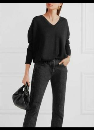Jasper conran светр, пуловер з 100% вовни меріно базового чорного кольору