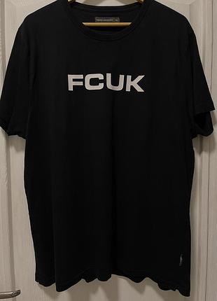 Чорна футболка french connection fcuk