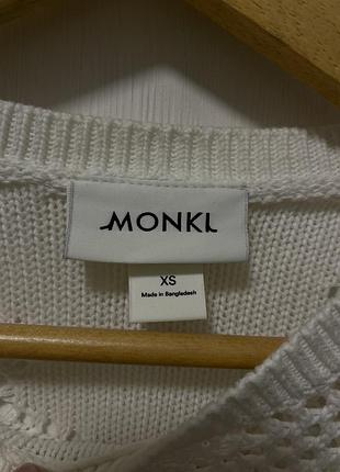 Білий светр monki 2