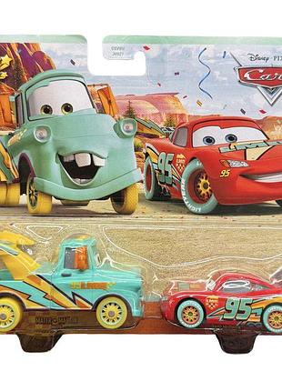 Набір автомобілів машинок тачки mattel disney pixar cars cars mater & lighting mcqueen сирник і макквін 2026