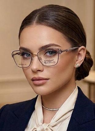 Женские компьютерные очки katrin jones kj3125 c5 blue light blocker, металлическая оправа с флексами