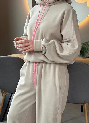 Костюм флисовый стильный