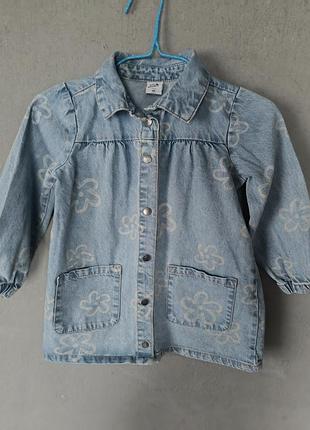 Джинсовий сарафанчик для дівчинки, 98-104 см