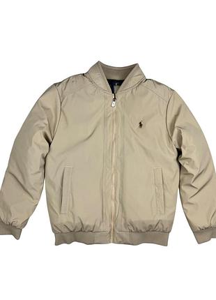 Мужская бежевая куртка ralph lauren m-3xl демисезон