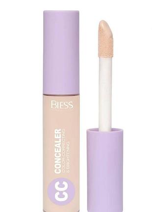 Консилер для лица cc [02 - fair] от bless beauty (15 мл)