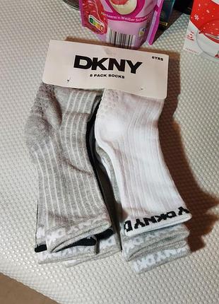 Новые оригинал носки шкарпетки dkny для девочки 5-8лет