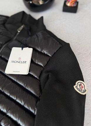 Moncler куртка-кардиган чоловіча чорна xl та xxl