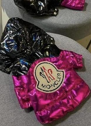 Зимова moncler куртка для тварин s, m, l