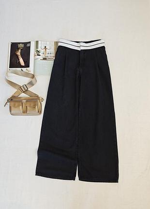 Широкие джинсы bershka