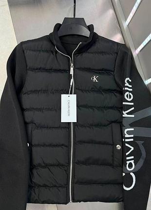 Черный мужской кардиган-куртка calvin klein, размеры s и l