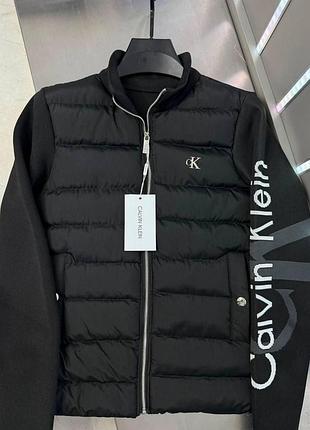 Calvin klein мужской кардиган-куртка черный, размеры s и l