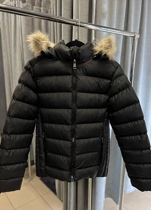 Куртка moncler черная l, xl, xxl зима