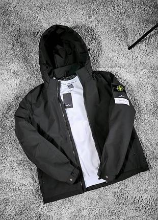 Куртка stone island черная весна-осень xl
