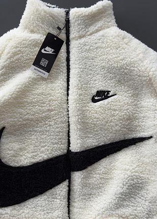 Черно-белая куртка nike двусторонняя зима s-xxl