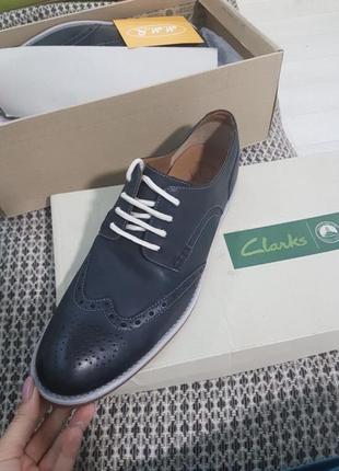 Мужские туфли clarks броги